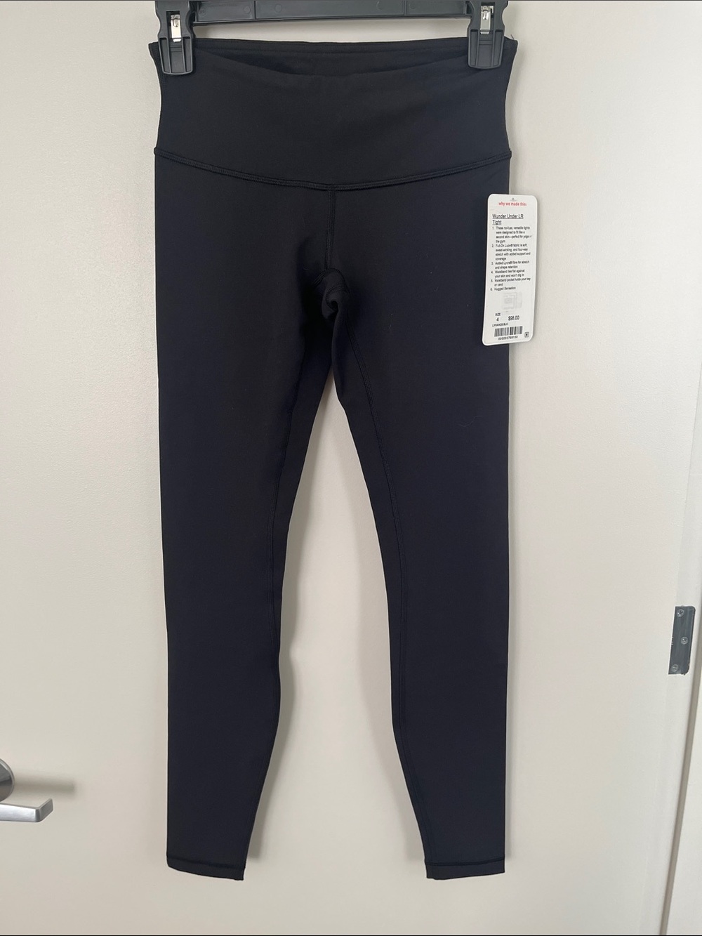 NWT Lululemon Wunder Under Black Leggings